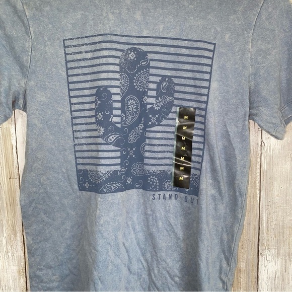 NWT Art Class Blue Cactus Tee - Picture 2 of 5
